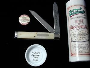 Great Eastern Cutlery GEC Smooth Oiled Bone Town Physicians Knife NIT USA Made 412226
