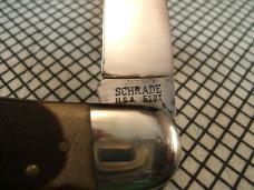 SCHRADE OLD TIMER 51OT "BIG TIMER" VINTAGE U.S.A MADE CARBON STEEL LOCKBACK POCKET KNIFE & SHEATH