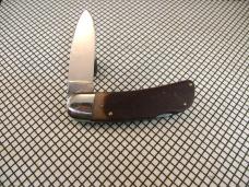 SCHRADE OLD TIMER 51OT "BIG TIMER" VINTAGE U.S.A MADE CARBON STEEL LOCKBACK POCKET KNIFE & SHEATH