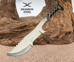 Pakistan Railroad Combat Fixed Knife 3.5" Carbon Steel Blade Handle - HS-4432