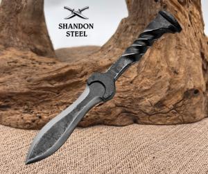 Wrench Sgian Dubh Fixed 4.75 Double Edge Stainless Blade One Piece Construction
