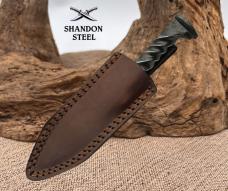 Wrench Sgian Dubh Fixed 4.75 Double Edge Stainless Blade One Piece Construction