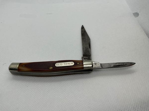 Vintage used SCHRADE OLD TIMER USA MADE 330T 2 blade pocket knife Vintage used SCHRADE OLD TIMER USA MADE 330T 2 blade pocket knife
