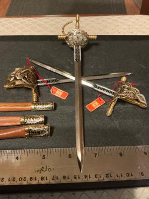 Souvenir decorative letter openers brand new from spain