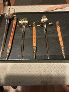 Souvenir decorative letter openers brand new from spain
