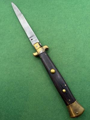 Vintage 15” brass and wood picklock 