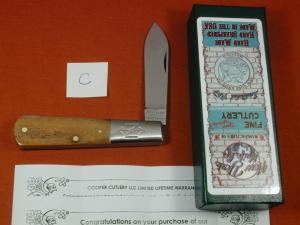 New York Knife Co Smooth Fossil Ivory Matteawan Barlow Knife By Cooper Cutlery M1506-FI USA Made  