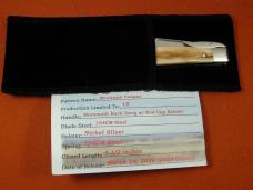 Tuna Valley Cutlery Mammoth Ivory Mountain Cougar Swing Guard Knife Rare 1 of 15 COA Made USA