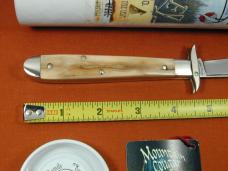 Tuna Valley Cutlery Mammoth Ivory Mountain Cougar Swing Guard Knife Rare 1 of 15 COA Made USA