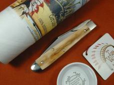 Tuna Valley Cutlery Mammoth Ivory Mountain Cougar Swing Guard Knife Rare 1 of 15 COA Made USA
