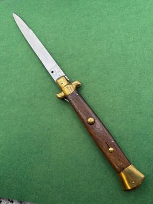 Vintage Brass and Wood 15” Stiletto