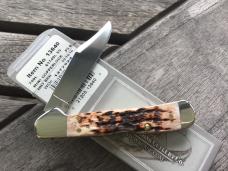 Case XX 2016 Mini Copperlock Honey Brown Peach Seed Jig Lock-back Gorgeous!