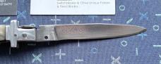 Vintage Mexican Picklock Switchblade Knife, Nice Horn Scales