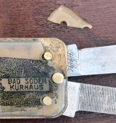 Two Vintage Automatic Opening Lobster Folding Knives, Italy and Germany, Used