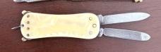 Two Vintage Automatic Opening Lobster Folding Knives, Italy and Germany, Used