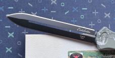 Huge Paragon Camo Estiletto Out The Front (OTF) Switchblade Knife With Original Box, Unused 