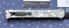 Huge Paragon Camo Estiletto Out The Front (OTF) Switchblade Knife With Original Box, Unused 