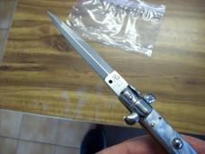 Vintage Armando Beltrame Italian 9 Incher Dagger Swivel Bolster Gray Acrylic swirl Looks UNUSED!