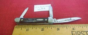 VINTAGE COLONIAL USA PRE-OWNED STOCKMAN ULTRA BLADE 2-58quot