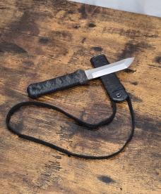 Vintage *RARE* Phill Hartsfield 'KWAIKEN' Custom Handmade Tanto Neck Knife!