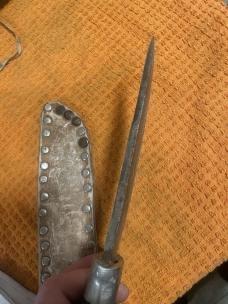 WWII Theater Fighting Knife – 10” Custom Combat Blade, 1/4”