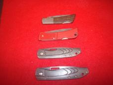 GERBER USA KNIFE LOT STL 2.5 SILVER KIGHT BY SAKAI JAPAN 4 KNIVES