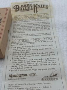 Remington 1983 Baby Bullet #1173 Knife NIB 2nd Year of Production For Bullets