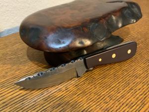 Hand Crafted Camping Hunting Knife from a Vintage File Made in USA