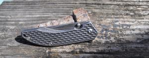 Kershaw SpeedSafe Frame Lock Spring Assisted  3 1/2" Closed Honeycomb Handle Factory Edge