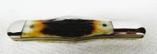 1981 STAG COKE BOTTLE STAG FOLDING KABAR USA MINT COLLECTORS CLUB KNIFE FROM WALL DISPLAY