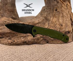 CIVIVI Mini Praxis Folding Knife 2.98" D2 Plain Edge G10 Handle C18026C-1 (118)