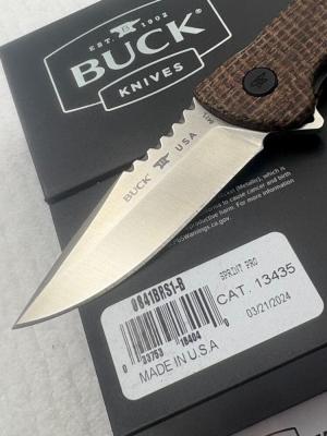 Buck USA 0841BRS1-B Sprint Pro Folding Knife New In Box Been Discontinued