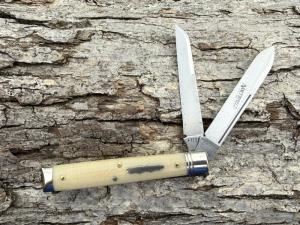 GEC NORTHFIELD ** PHYSICIAN KNIFE 412226 BONE BURLAP MICARTA