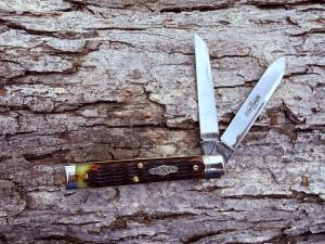 GEC NORTHFIELD ** PHYSICIAN KNIFE 412226 ANTIQUE YELLOW JIGGED