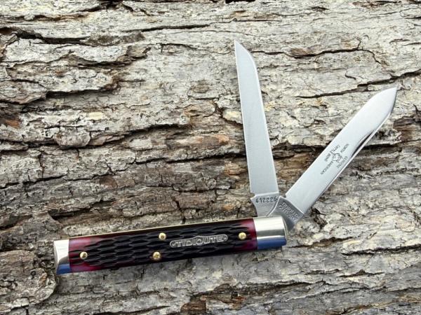 GEC TIDIOUTE ** PHYSICIAN KNIFE 412226 BLACK RASPBERRY JIGGED BONE GEC TIDIOUTE ** PHYSICIAN KNIFE 412226 BLACK RASPBERRY JIGGED BONE
