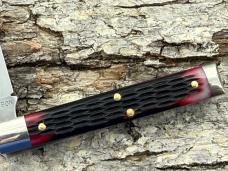 GEC TIDIOUTE ** PHYSICIAN KNIFE 412226 BLACK RASPBERRY JIGGED BONE