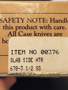 1998 Case Slab Side Hunter 678-3 1/2