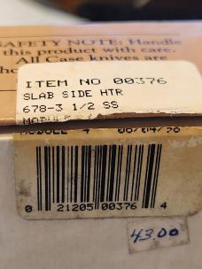 1998 Case Slab Side Hunter 678-3 1/2