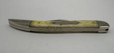 Frank Buster Fight'n Rooster 5" Yellow Bone Toothpick Reverse Etch