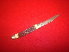 Vintage Camillus Single Blade Pocket Knife New York USA no # Liner Lock