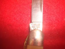 Vintage Camillus Single Blade Pocket Knife New York USA no # Liner Lock