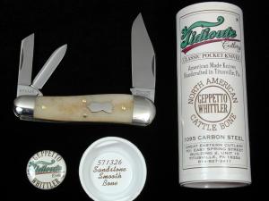 Great Eastern Cutlery GEC Sandstone Smooth Bone Geppetto Whittler Knife NIT 571326 Made In USA