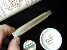 Great Eastern Cutlery GEC Sandstone Smooth Bone Geppetto Whittler Knife NIT 571326 Made In USA