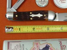 Great Eastern Cutlery GEC Hazelnut Jigged Bone Geppetto Whittler Knife NIT 571326 Made In USA