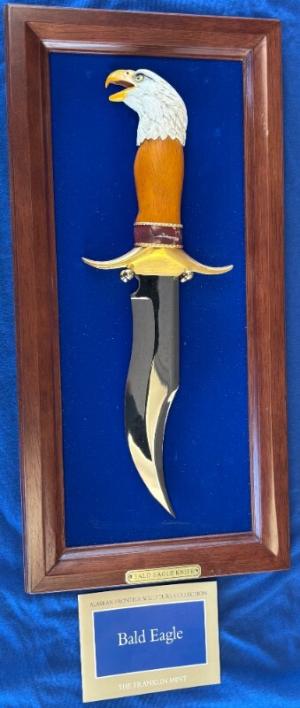 American Majestic Bald Eagle Knife 14 Inch Decorative Knife Franklin Mint