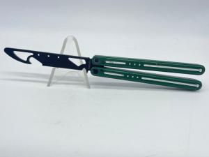 NABALIS The Morse Butterfly Balisong Green Trainer
