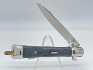 1960s BARGEON INOX France Black Switchblade Automatic