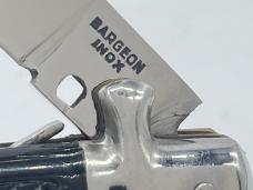 1960s BARGEON INOX France Black Switchblade Automatic