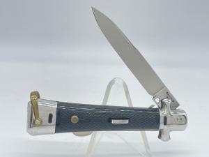 1960s BARGEON INOX France Black Switchblade Automatic