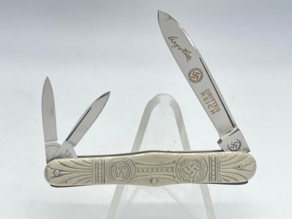 Drittes (Third) Reich Adolf Hitler Signature Nazi Nickel Silver Whittler Drittes (Third) Reich Adolf Hitler Signature Nazi Nickel Silver Whittler